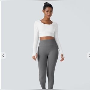 Halara 7/8 Butt Lifting Leggings Large Gray